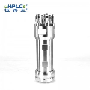 恒譜生液相色譜柱裝填裝置裝柱機(jī)勻漿罐配套一出一單接頭可定制，適用于柱管內(nèi)徑2.1#、3.0#、4.0#、4.6#、10#轉(zhuǎn)接頭